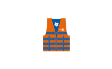 aquafun Accessories aquafun Vest L orange